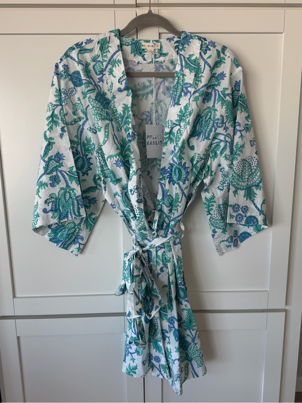NWT Roller Rabbit Amanda Kimono Robe - Picture 2 of 7